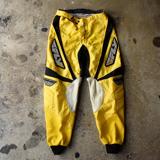 Y2K FLY Racing モトクロス レーシングパンツ イエロー！ 250729H