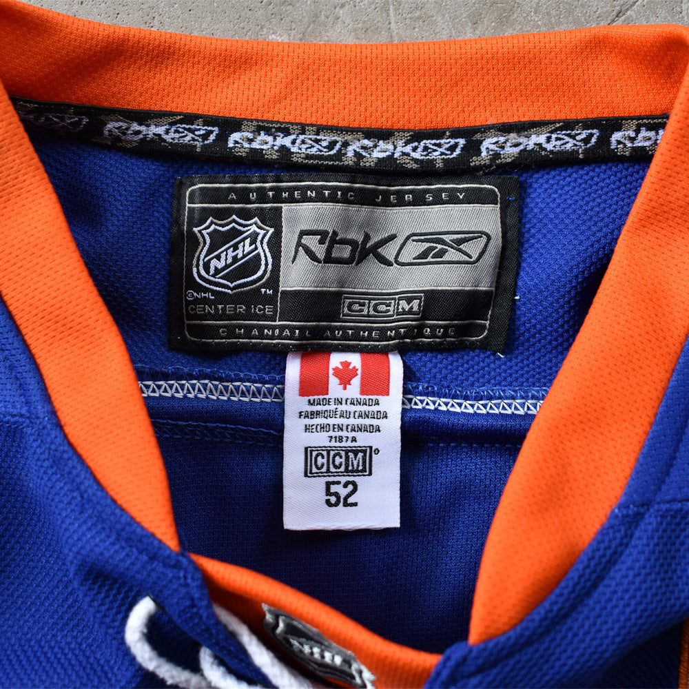 Y2K Reebok “NHL New York Islanders” アイスホッケー ゲームシャツ 231018