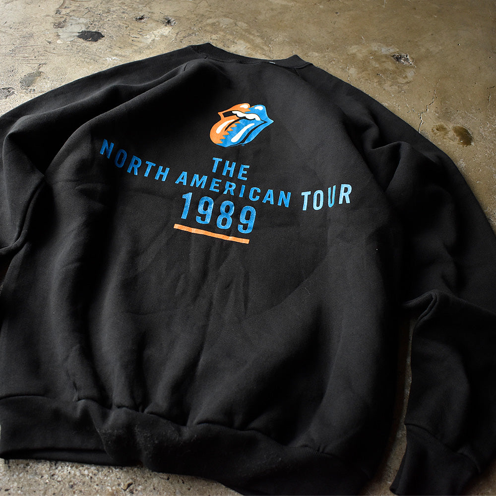 80's デッドストック！ The Rolling Stones “North American Tour 1989” スウェット 240731H