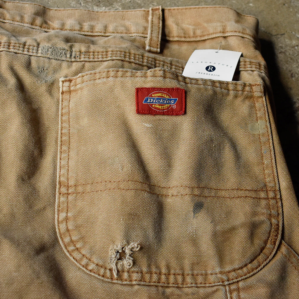90's Dickies ペンキ！ シャドーチェックライナー ダックパンツ 231227H