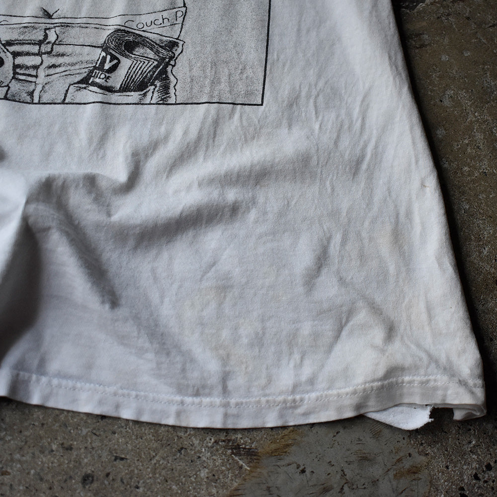 90's THE SIMPSONS Couch Potato “Calvin Kleinパロディ！“ Tシャツ 240718H