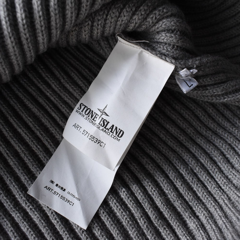Y2K Stone Island ハーフジップ ニット Italy製 251104H