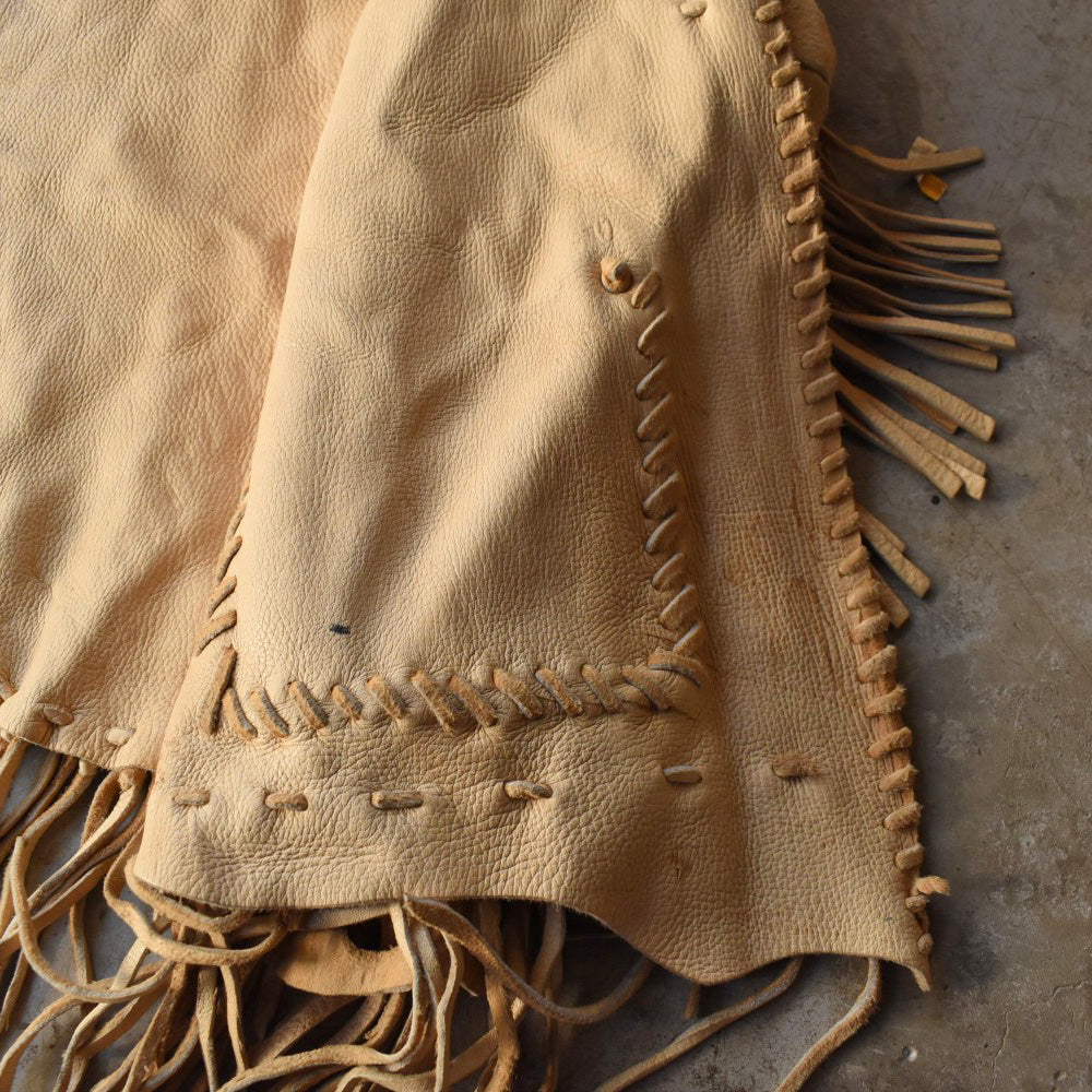 70’s ハンドクラフト ヒッピーレザージャケット 251205H