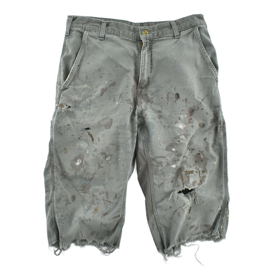 Y2K Carhartt BORO&ペンキ ダック カットオフ ワークパンツ 260828H
