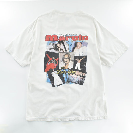 Y2K Marvin Gaye "My Brother Marvin" Memorial Tシャツ 260320H