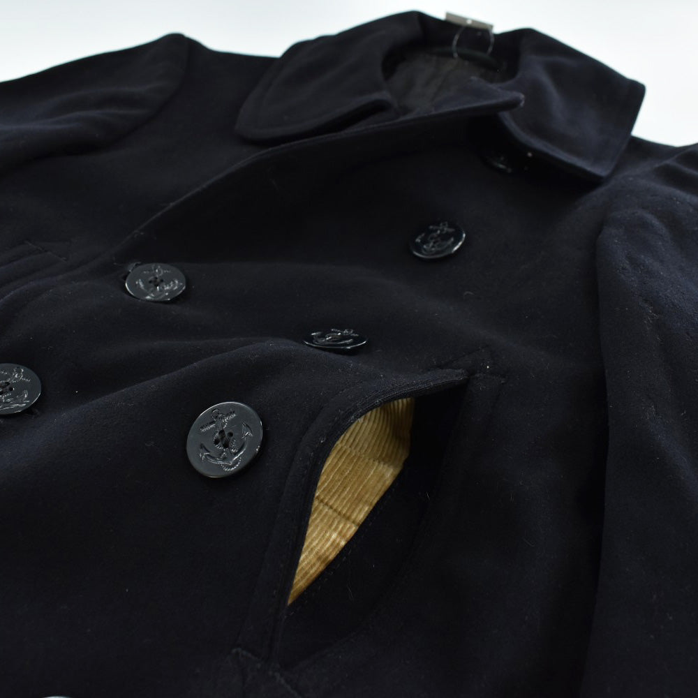 40's U.S.NAVY 10ボタン Pコート ステンシル入り 260120H – LABORATORY®