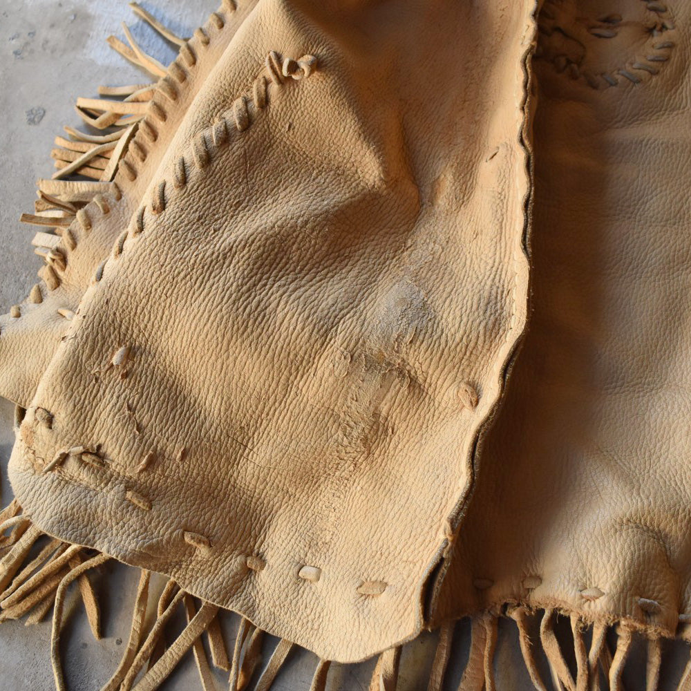 70’s ハンドクラフト ヒッピーレザージャケット 251205H