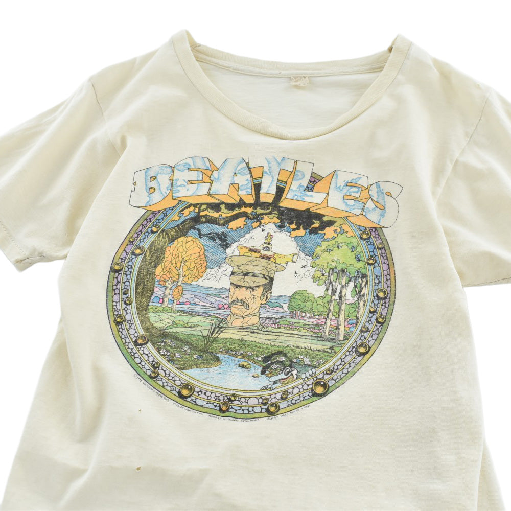 70's The Beatles "Yellow Submarine" ロックTシャツ 260811H