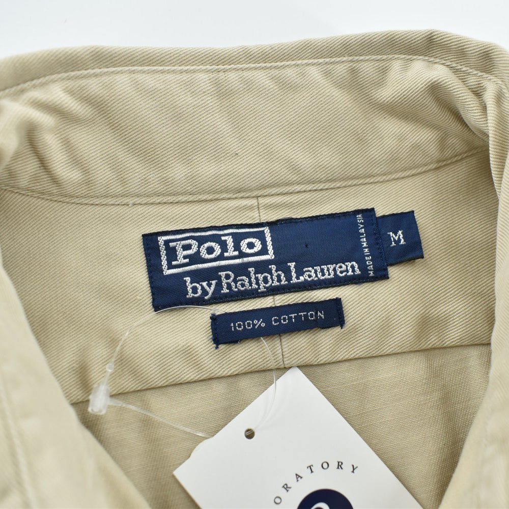 90's Polo by Ralph Lauren "SPORTSMAN" パッチ付き ツイルシャツ 260602H