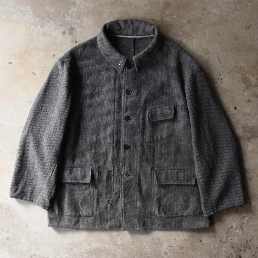 50’s フレンチワーク BORO ウールジャケット 251104H