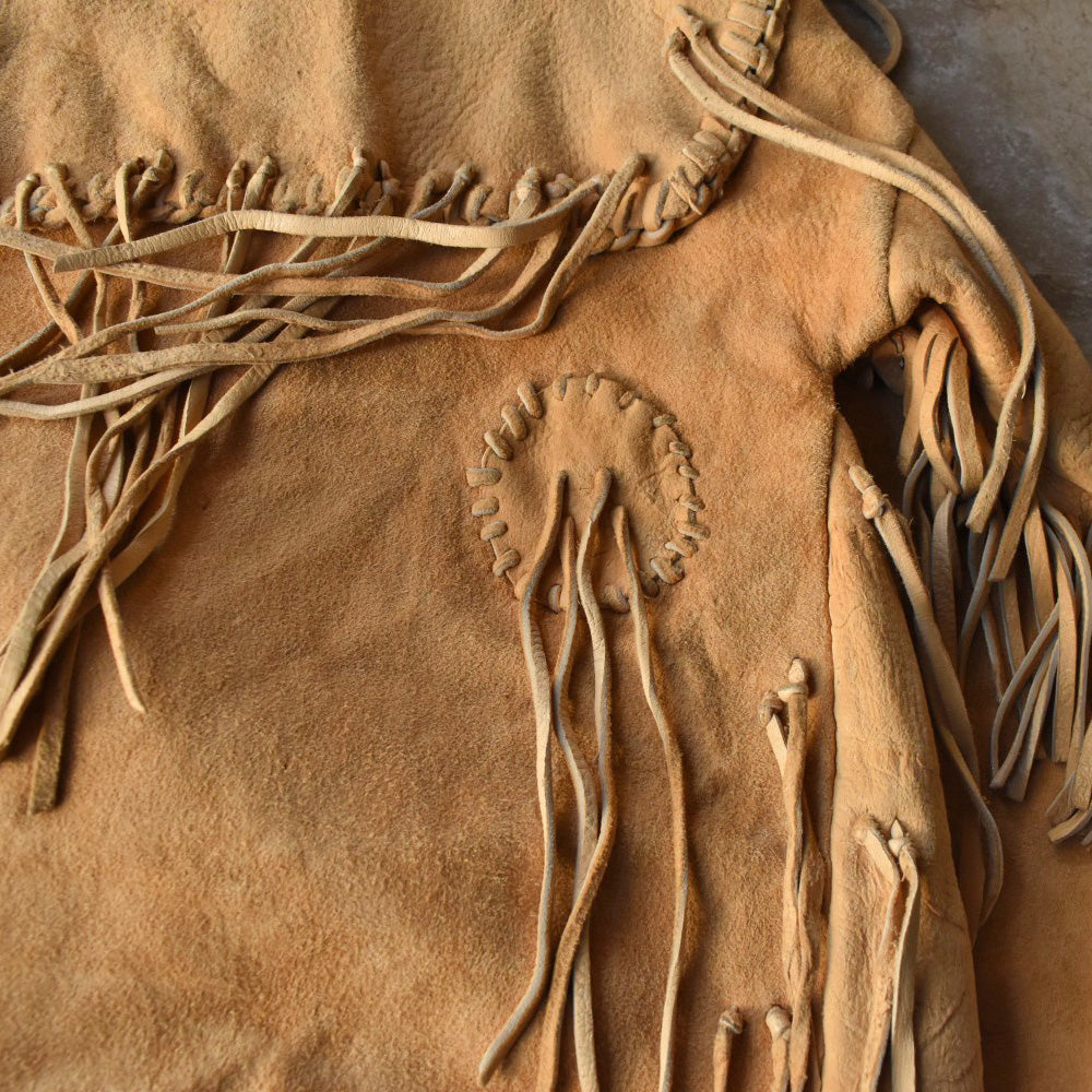 70’s ハンドクラフト ヒッピーレザージャケット 251205H