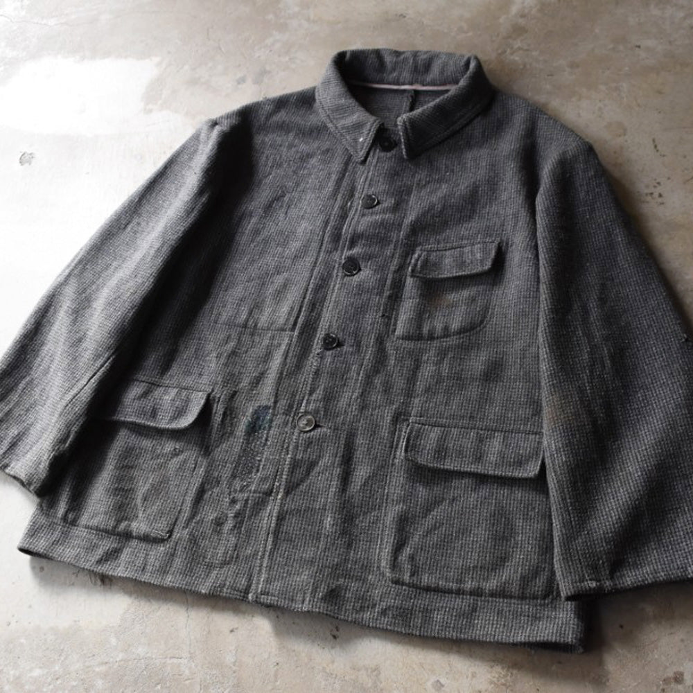 50’s フレンチワーク BORO ウールジャケット 251104H