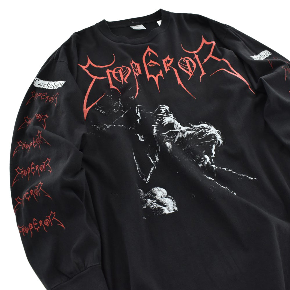 90’s Emperor “Emperor” Candlelight ブラックメタル ロンT 261020HT62