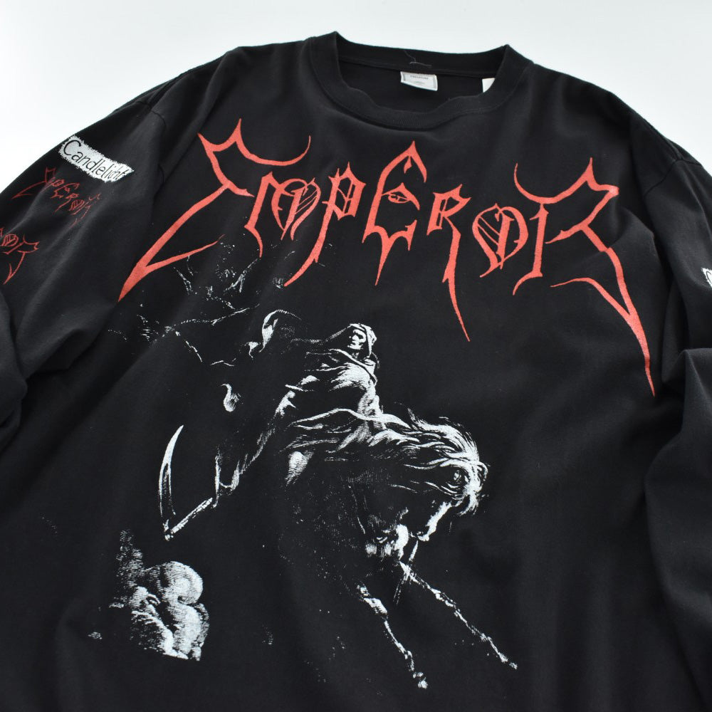 90’s Emperor “Emperor” Candlelight ブラックメタル ロンT 261020HT62