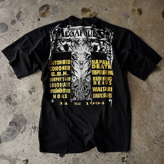 90's MEGAFOLIES "MEGAFOLIES '94" フェス Tシャツ 230725H