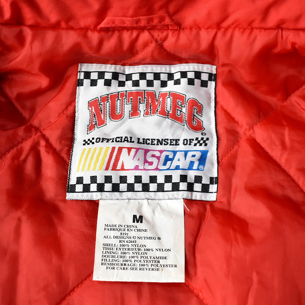 90's NUTMEG NASCAR 中綿入り ナイロン レーシングジャケット 231230H