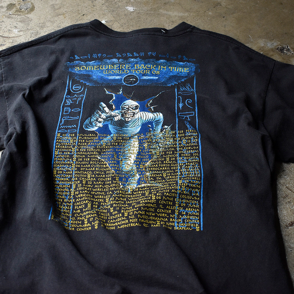 Y2K Iron Maiden “Somewhere Back In Time” World Tour Tシャツ 240508H