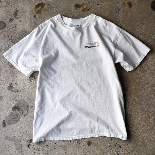 Y2K Microsoft “Windows 2000” Tシャツ 250509H