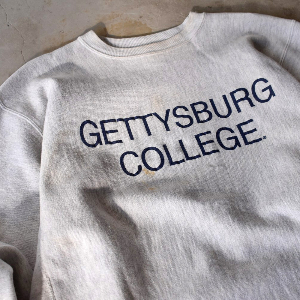 90’s Champion “GETTYSBURG COLLEGE” リバースウィーブ スウェット 251216H
