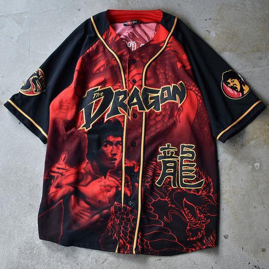 Y2K　Bruce Lee/ブルース・リー “DRAGON” ベースボールシャツ　220916