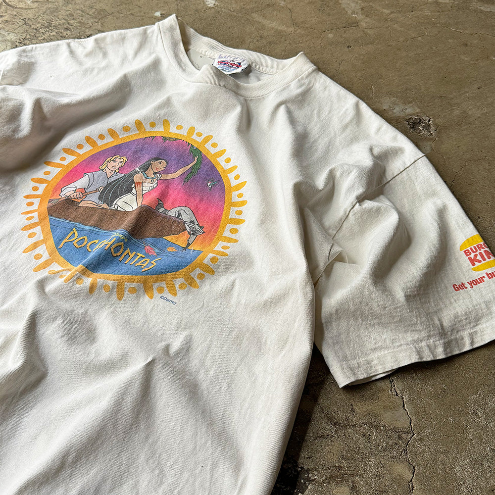 90's Disney “Pocahontas×Burger King” Tシャツ 240325H