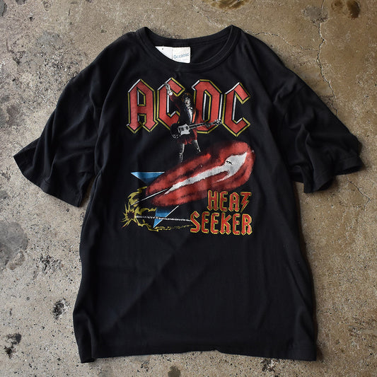 80's AC/DC "Heatseeker" ロック Tシャツ カナダ製 230617H
