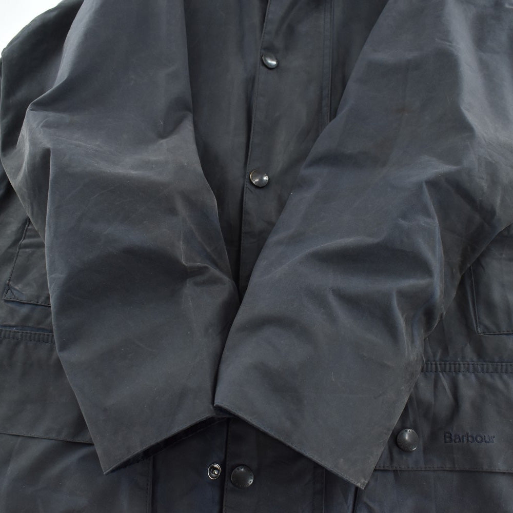 Barbour 3ワラント "BORDER" オイルドジャケット 紺 261016H