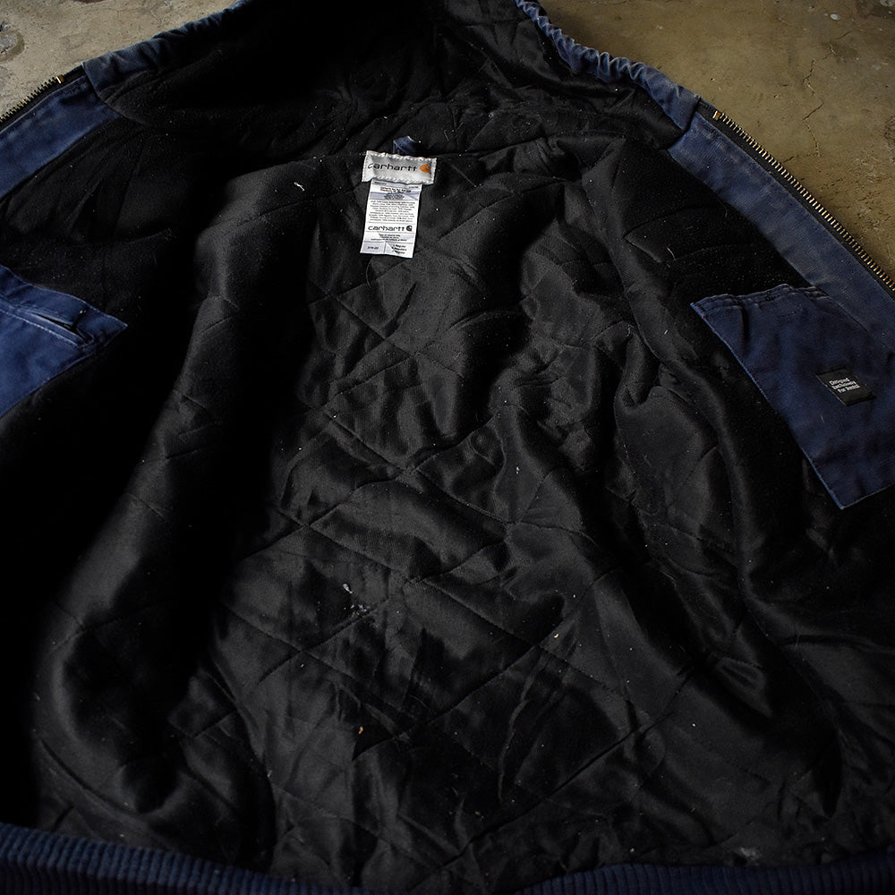 Y2K ペンキ！ Carhartt アクティブパーカー キルティングライナー 240111H