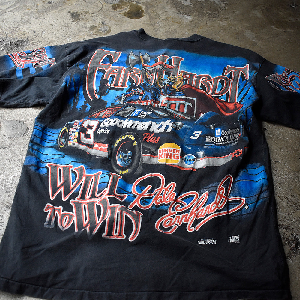 90's AOP！ CHASE authentics レーシング Tシャツ USA製 240615H