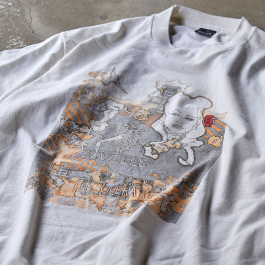 90's The Barber of Seville/セビリアの理髪師 オペラ Tシャツ USA製 230625