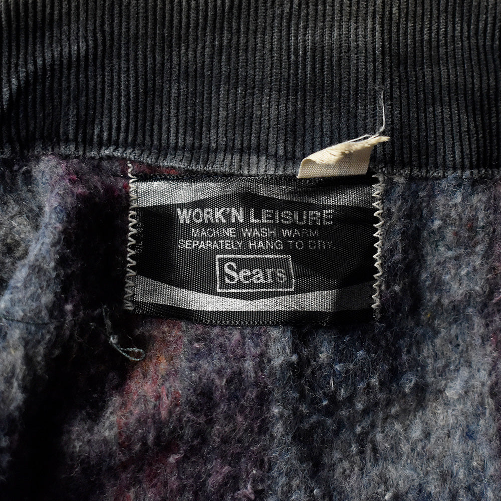 70's WORK'N LEISURE Sears デニム カバーオール ブランケットライナー 231223H