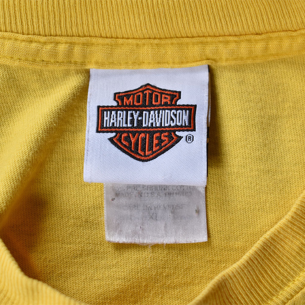 Y2K Harley-Davidson “WORK S*CKS” 両面プリント Tシャツ USA製 231003H