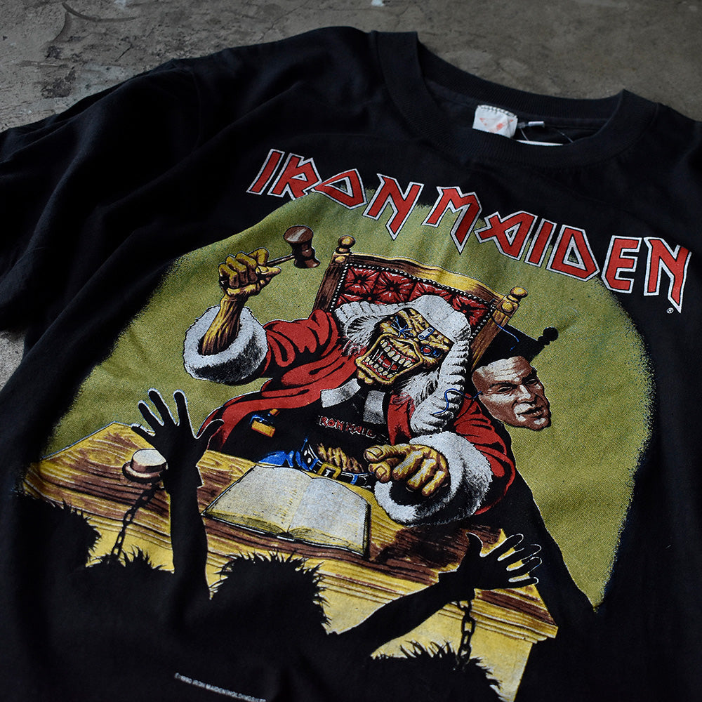 90's　Iron Maiden/アイアン・メイデン　"Deaf Sentence First Ten Years" Tee　 France製　230730H