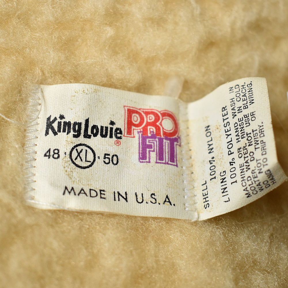 80's King Louie コーチジャケット ボアライナー USA製 240110H