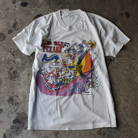 80's The Long Tall Texans "Los Me Boleros" ロック Tシャツ 230712HY33