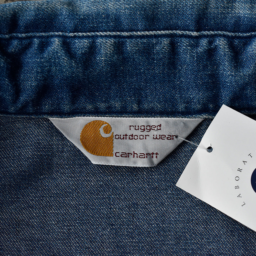 90's Carhartt デニムウエスタンシャツ 250618H