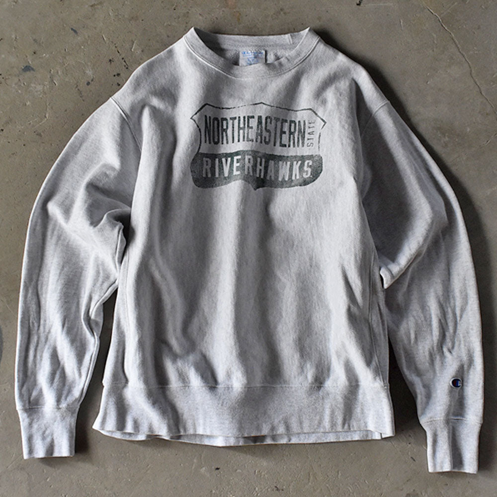 チャンピオン リバースウィーブ Northeastern State RiverHawks スウェット 2010年〜 古着