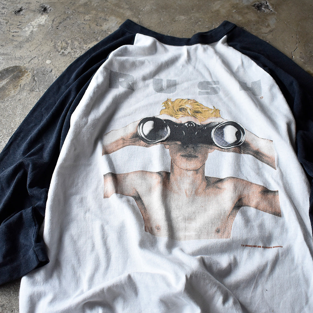 ラッシュ Power Windows ラグランスリーブ ツアーTシャツ 1985年 ヴィンテージ