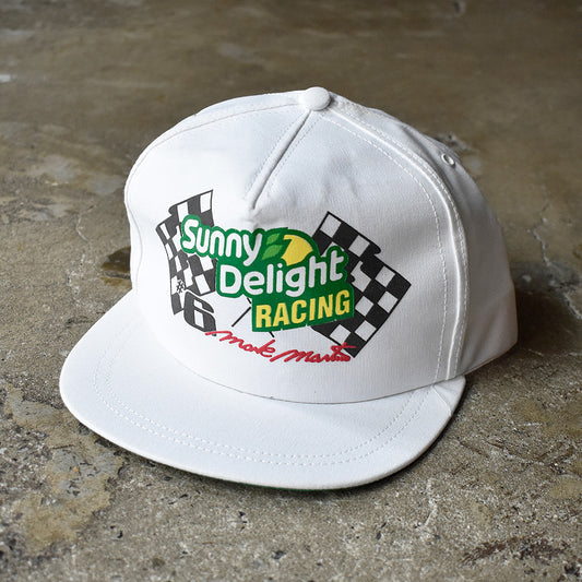 90's～ “Sunny Delight Racing” レーシング キャップ デッドストック USA製 250717H
