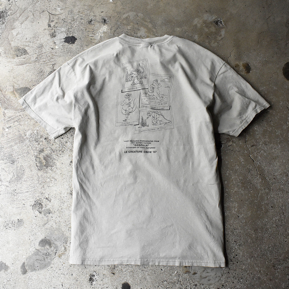 90's “GODZILLA” Patrick Tatopoulos  for only staff！ ムービー Tシャツ 250803H