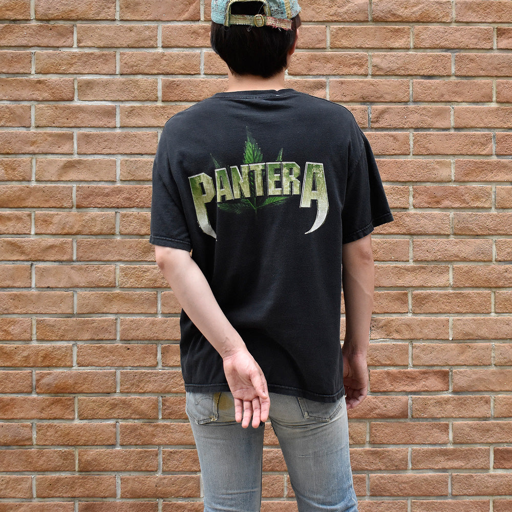 Y2K Pantera “Skull×Marijuana” Tシャツ 250627H