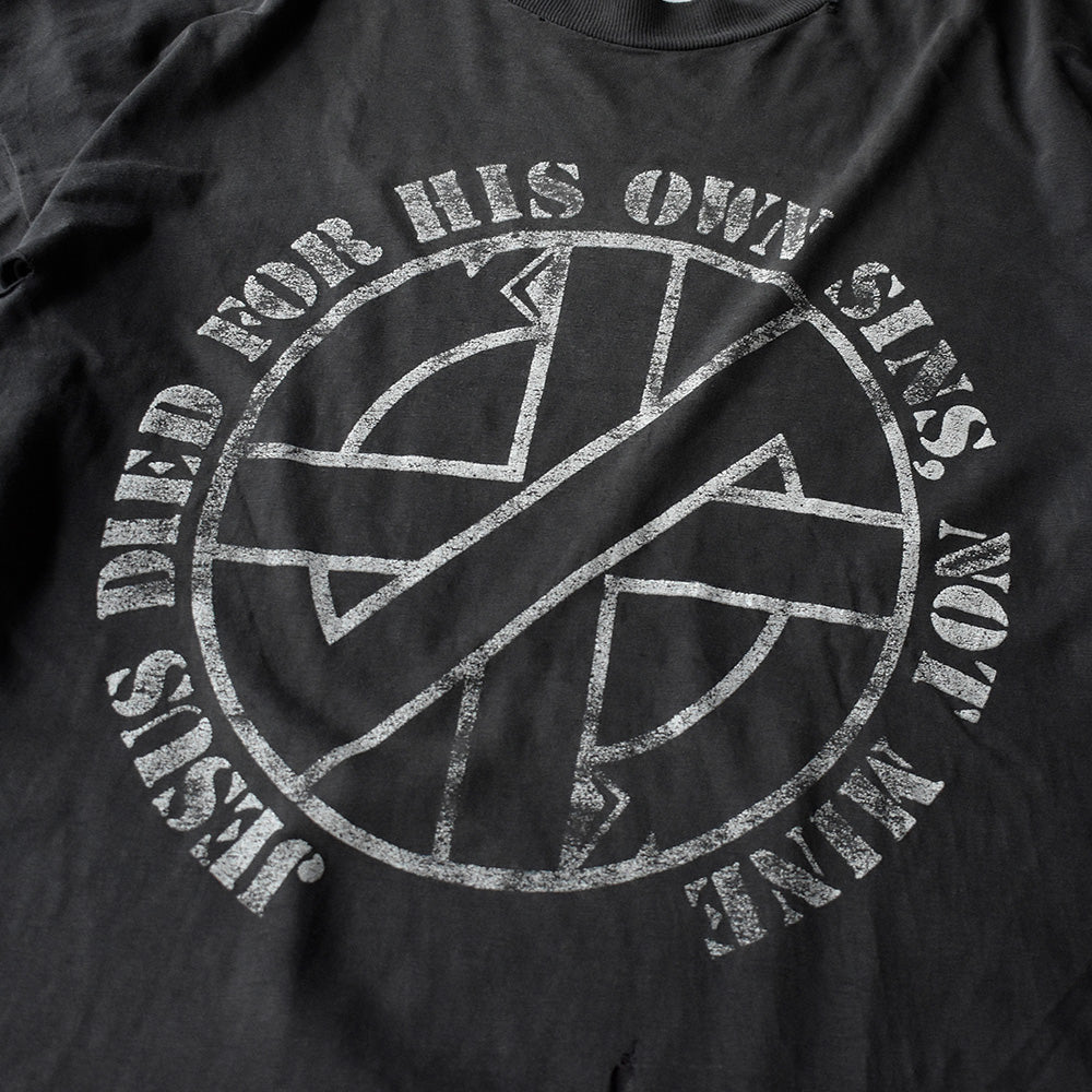 90's CRASS “Reality Asylum“ Tシャツ 250614HTJ3