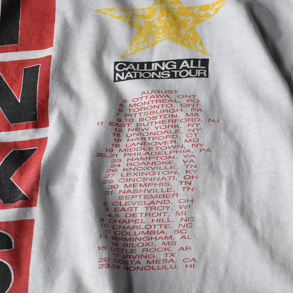 80's INXS “Calling All Nations” Tour Tシャツ 240319H
