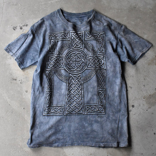 THE MOUNTAIN “Celtic cross” タイダイ Tシャツ 240604