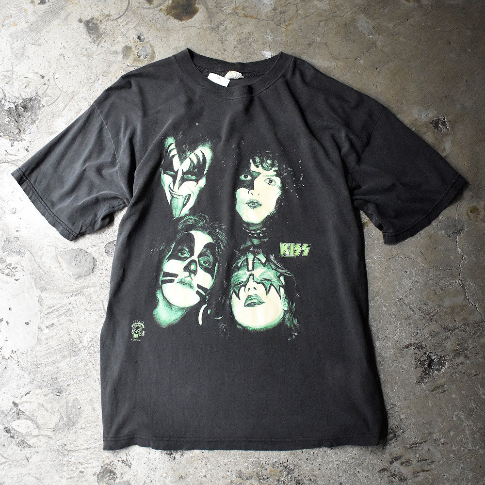 90's KISS フェイスプリント Tシャツ 240702H