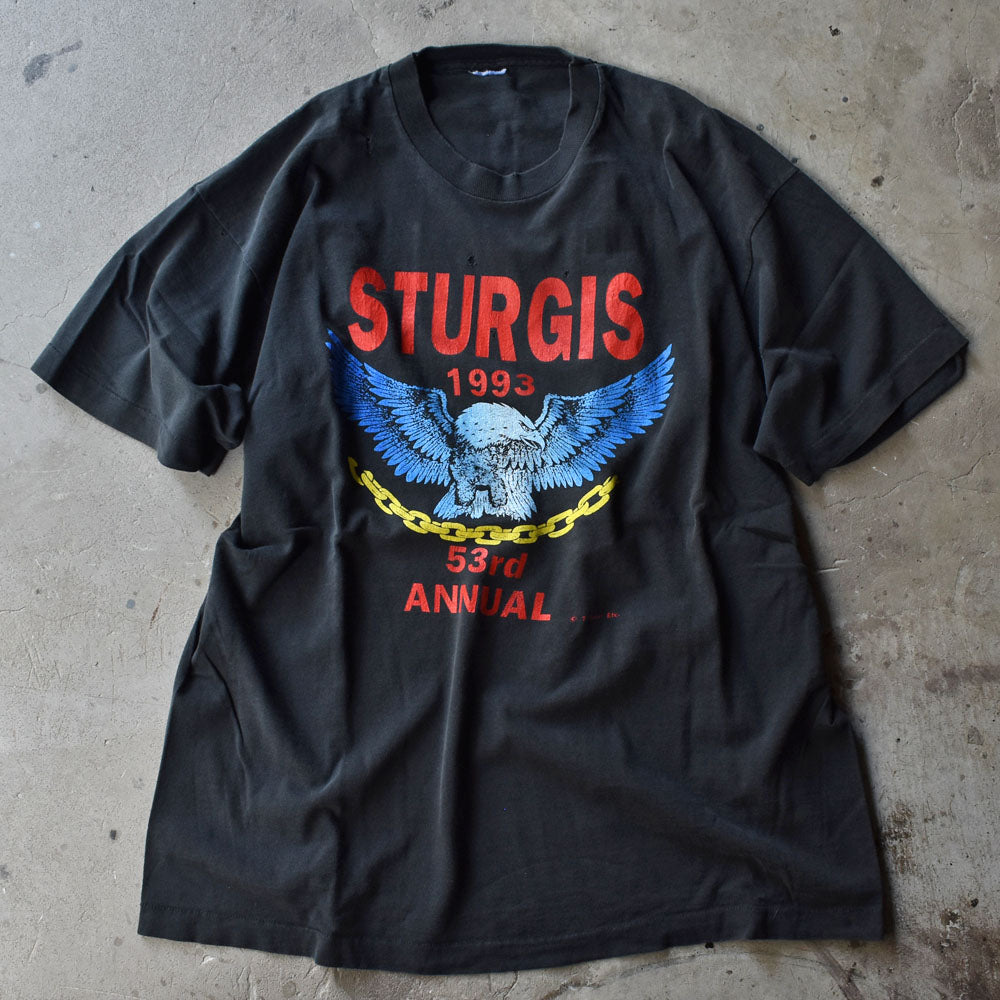 90's　“Sturgis 53rd ANNUAL” 雰囲気◎ バイクTシャツ　230727