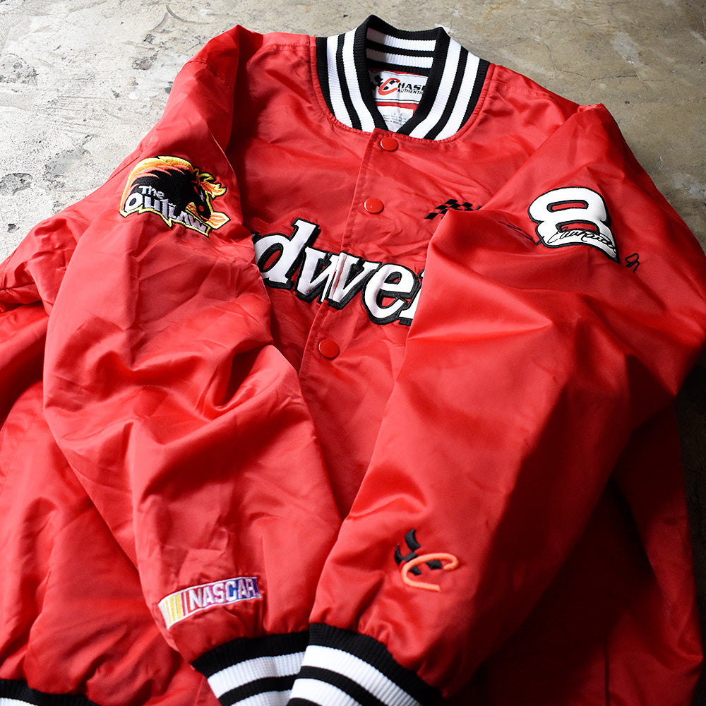 Y2K Chase Authentics “Budweiser” ナイロン レーシングジャケット 240304H