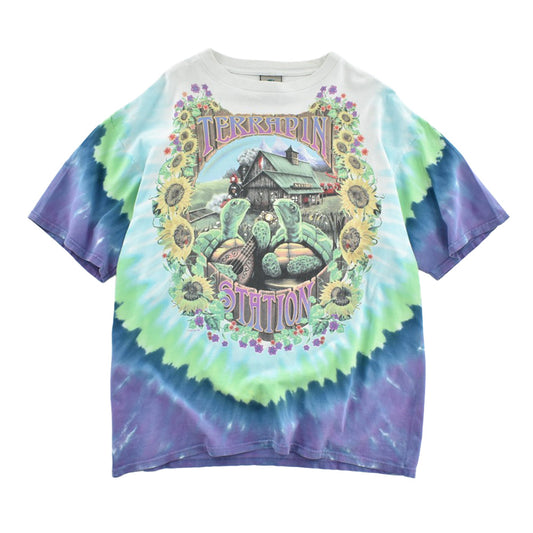 90's Liquid Blue GRATEFUL DEAD "Terrapin Station" タイダイ ロックTシャツ 260619H