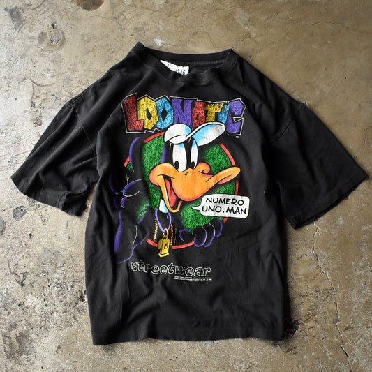 90's Looney Tunes “Daffy Duck” 海外アニメ キャラ Tシャツ USA製 240806H