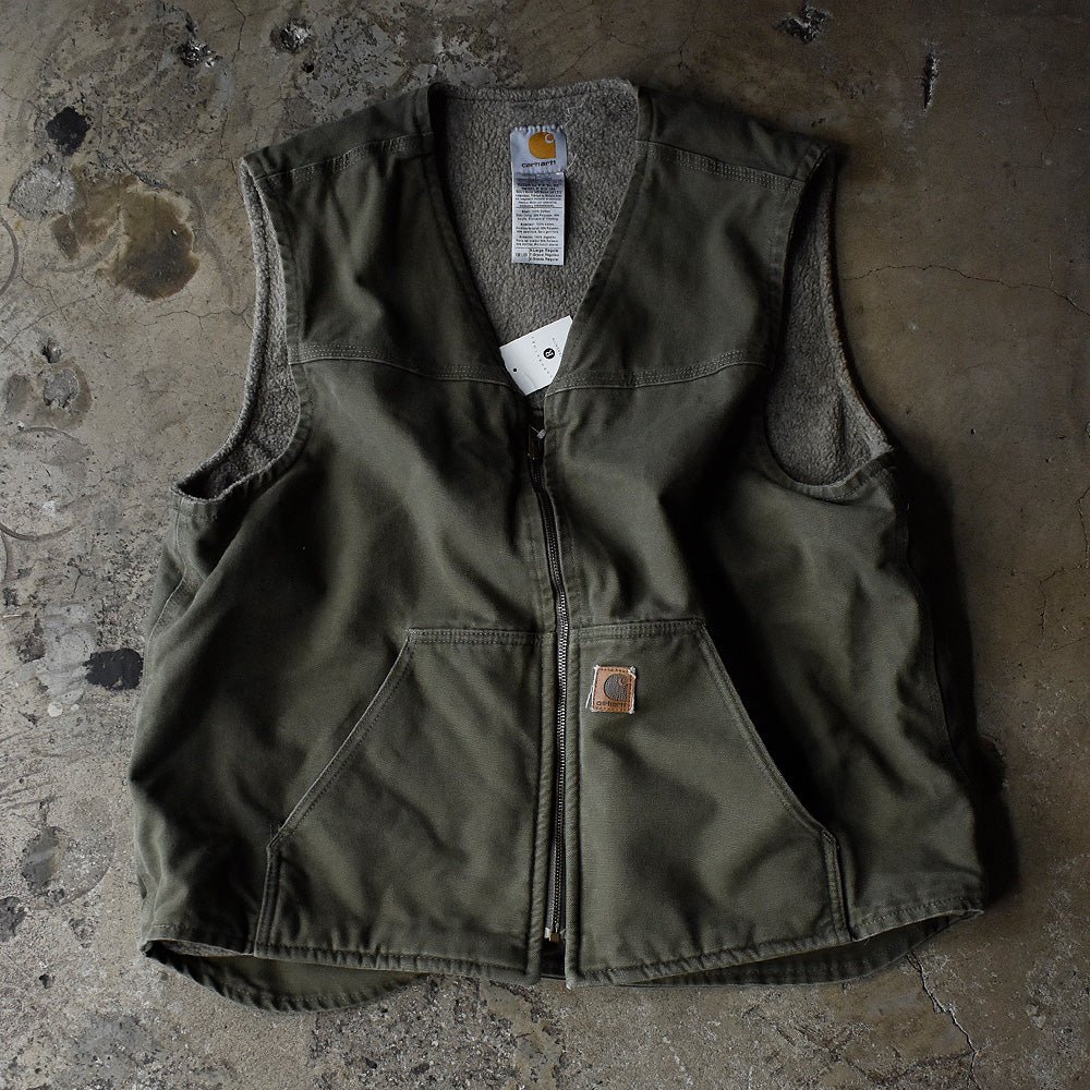 Y2K Carhartt ダックベスト ボアライナー 230915H